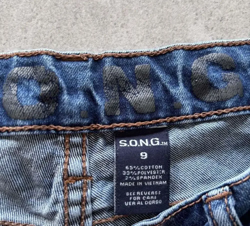S.O.N.G. Skinny Stretch Denim Jeans Dark Wash Size 9